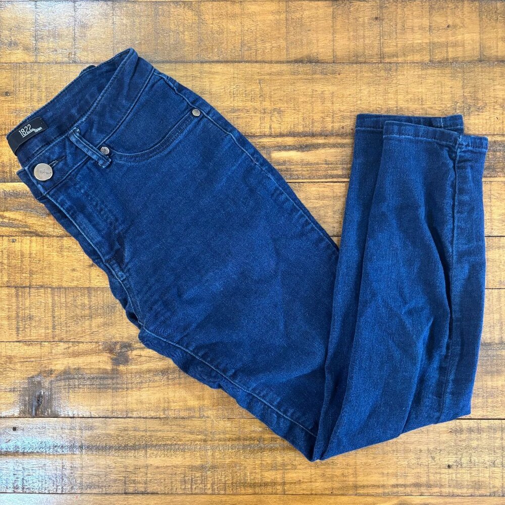 1822 Denim Skinny Jeans Women’s Size 6 Dark Wash Stretch